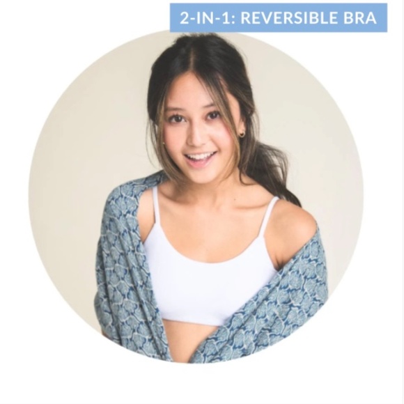 BLEUM PETAL PADDED BRA White Size 12 NWT New Bleuet Girl Tag free comfort - Picture 1 of 5